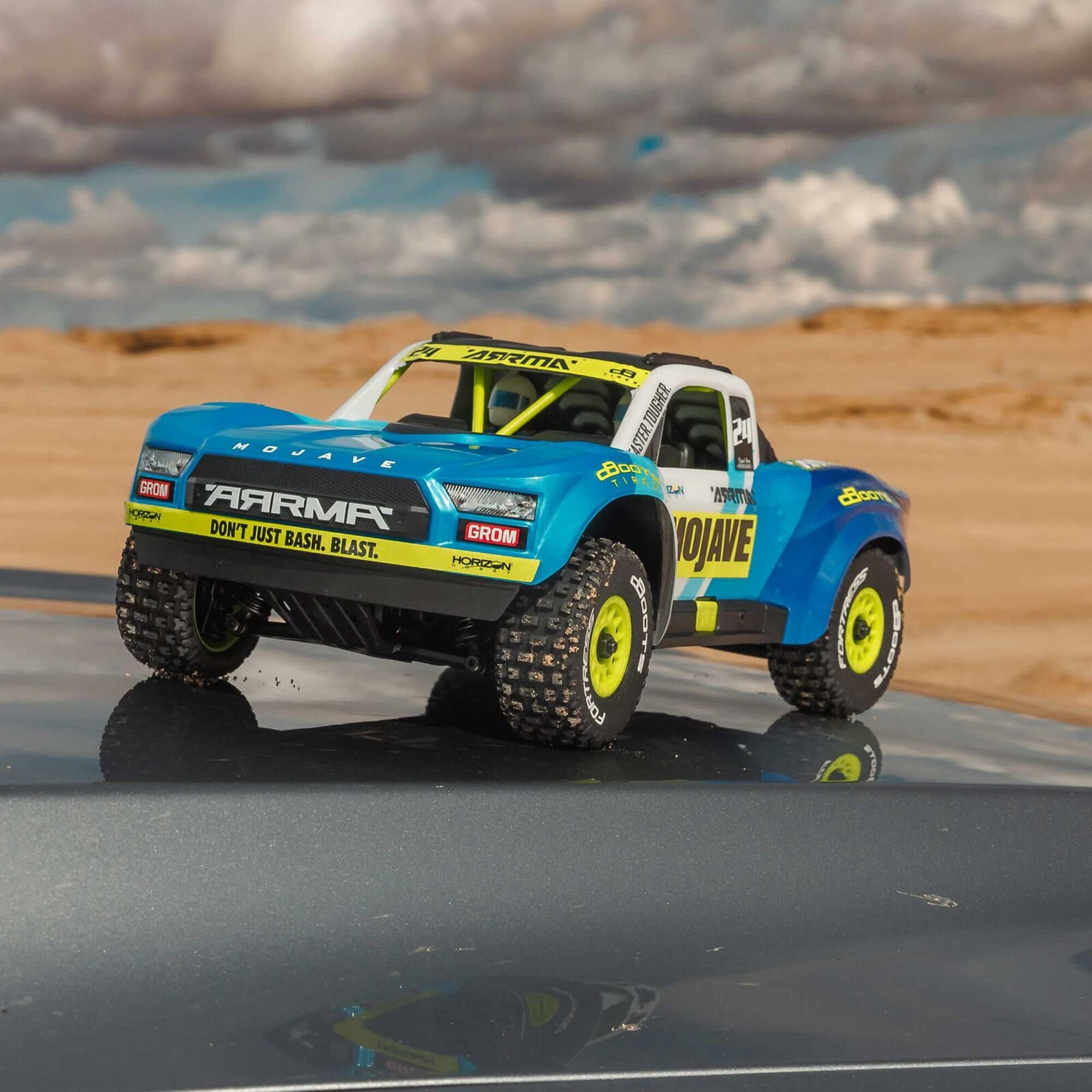 Arrma RC Mojave Truck Grom Mega 380 4X4 RTR 1-18 mit akku_ ladegeraet-blau Arrma RC Mojave Truck Grom Mega 380 4X4 RTR 1-18-blau