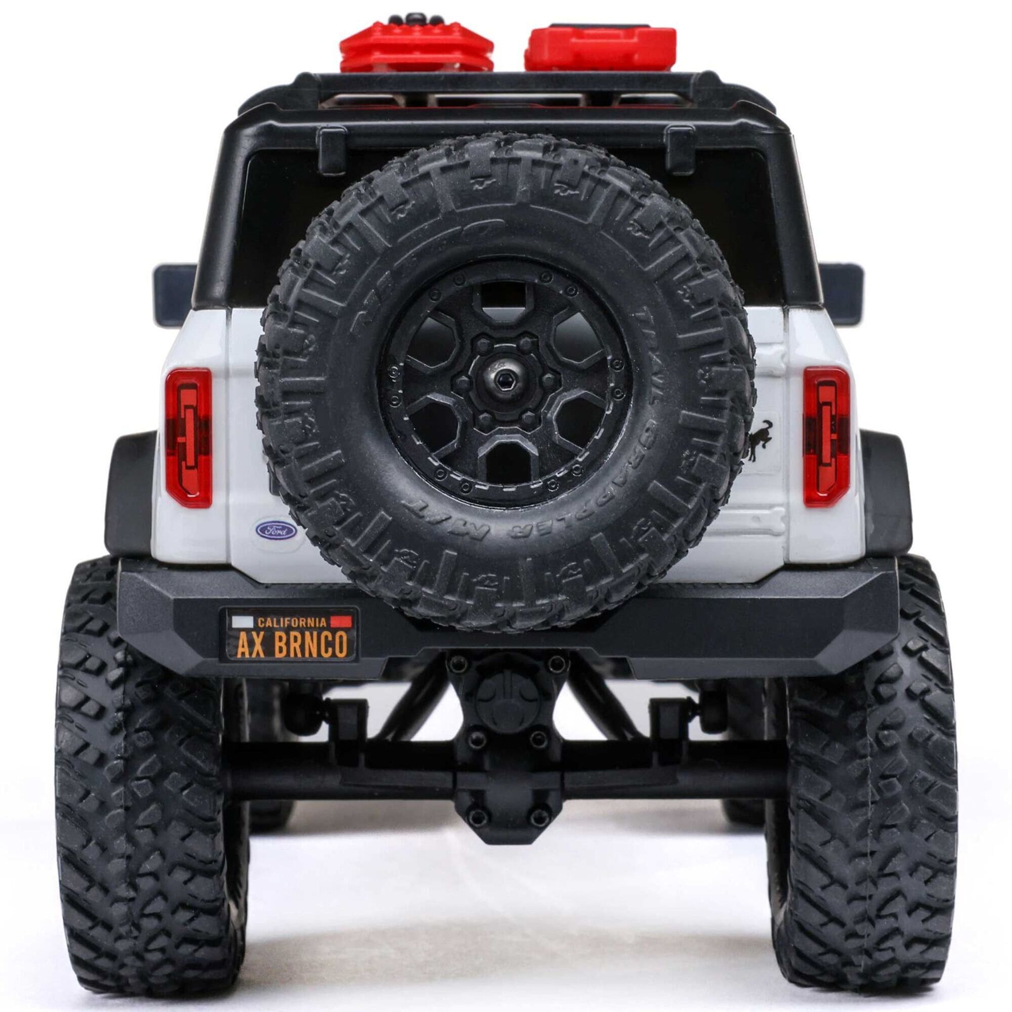 Axial SCX24 Ford Bronco RTR mit LED Allradantrieb und Scale Karosserie in Weiss