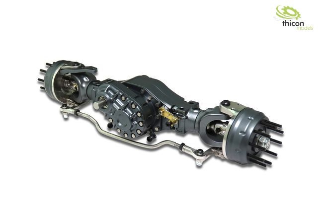 Lesu 1_14 Aussenplaneten-Differenzial 9_9_1 vorne mit Durchtrieb - RC-Zubehoer