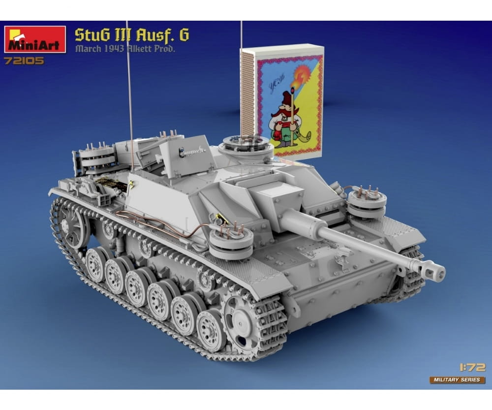 MiniArt 1:72 StuG III Ausf. G Prod. M Plastik Modellbausatz