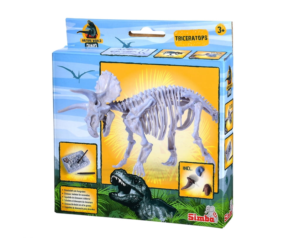 Simba Toys Dinoskelett zum Ausgraben, 3 Sortiert Lieferumfang 1 Stück