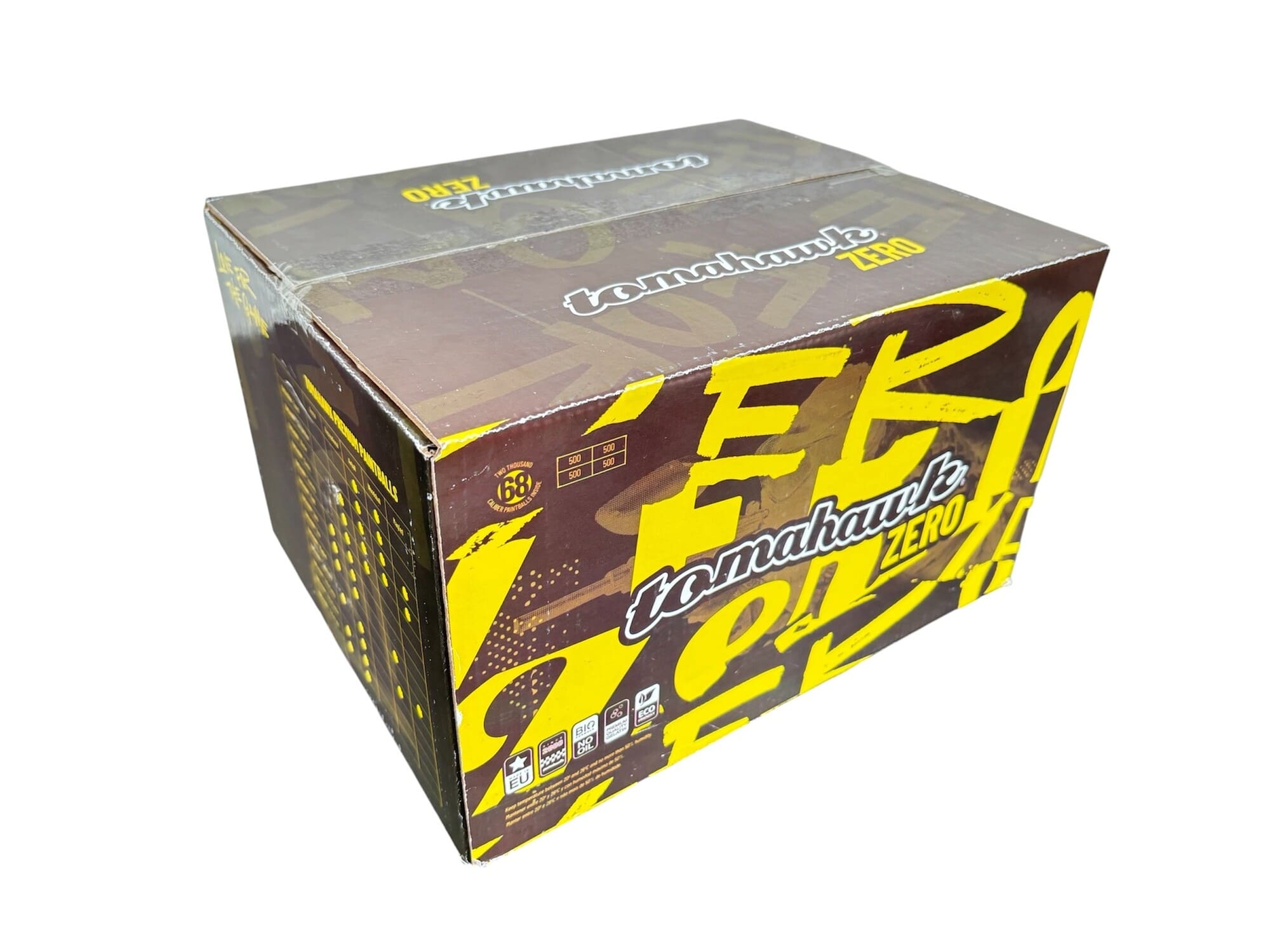 Tomahawk Zero Paintballs .68 Kaliber 1000 Stueck Field Paint Gelb