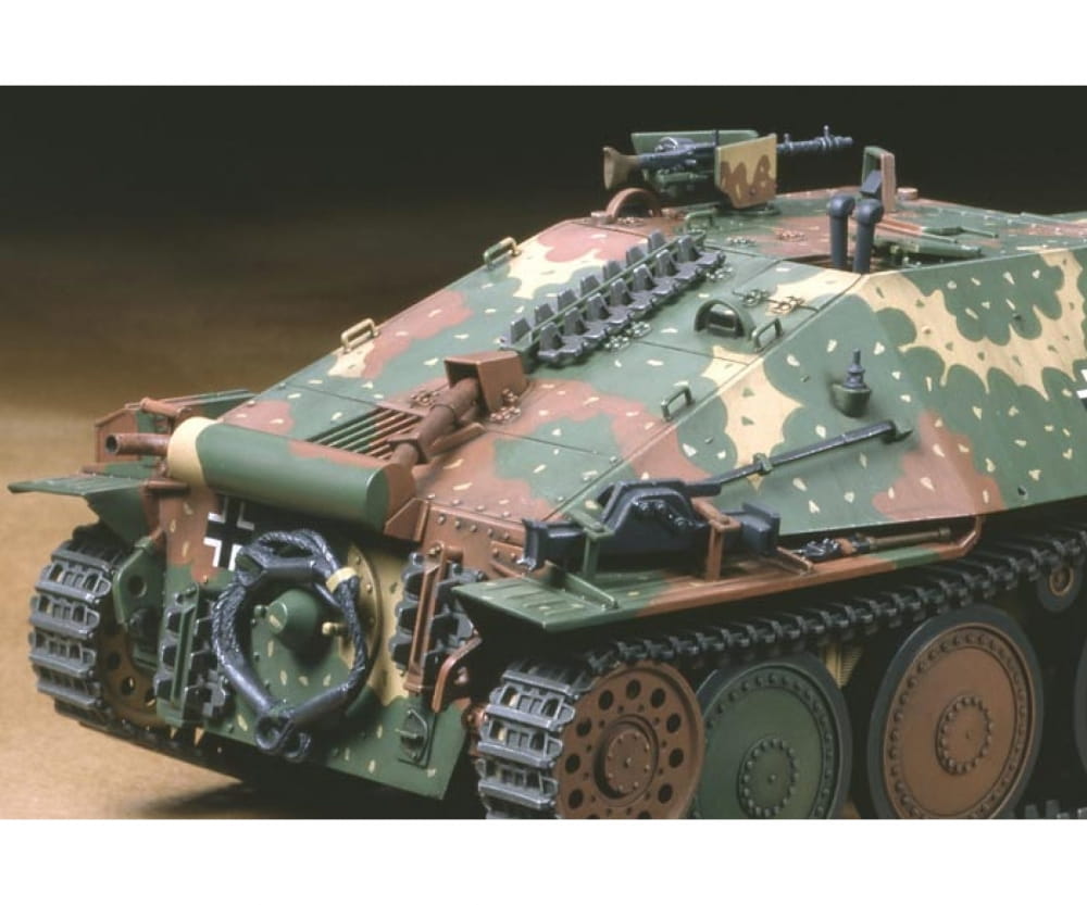 Tamiya WWII Deutscher Panzer 38t Jagdpanzer Hetzer 1:35 Plastik Modellbau Militär Bausatz
