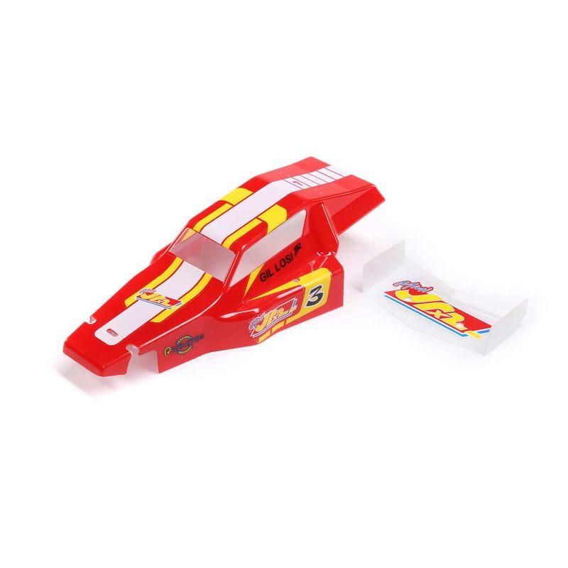 Losi Body - Wing_ Red_ Mini JRX2 - RC-Zubehoer