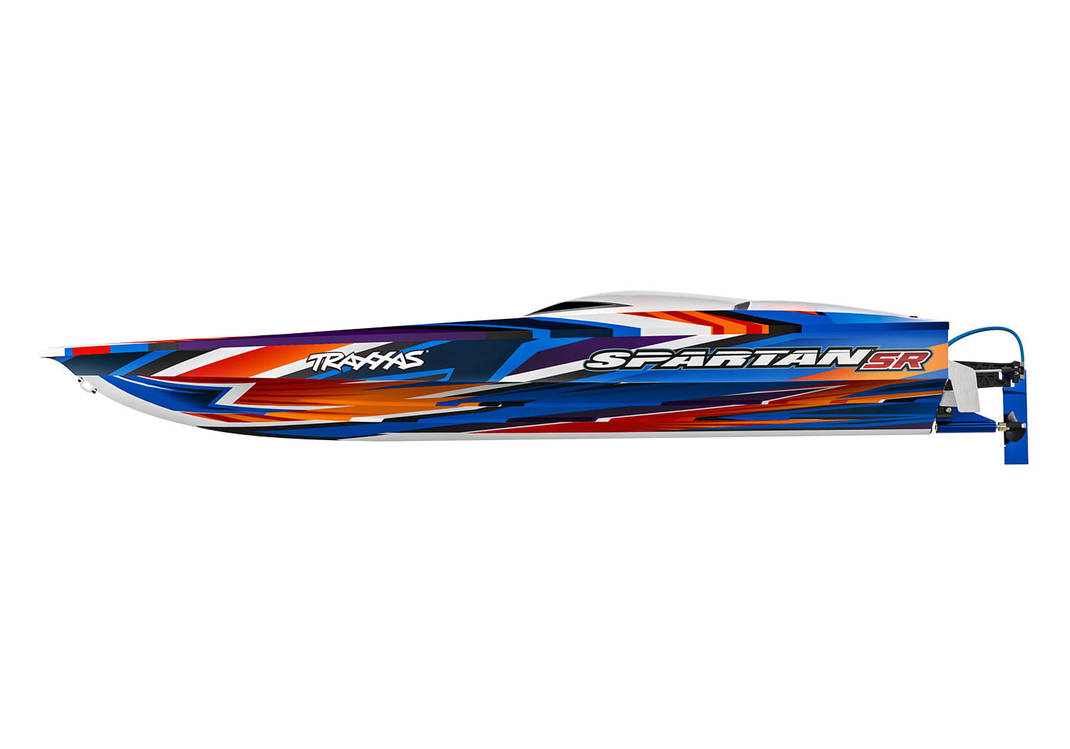 traxxas speed boot spartan sr orange rtr