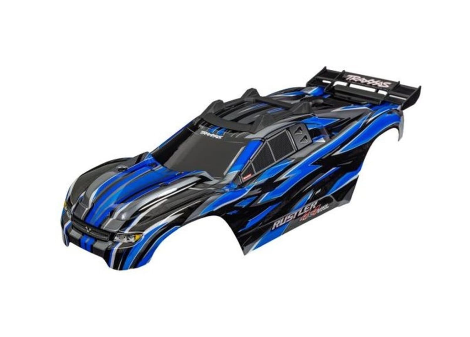 Karosserie Rustler 4x4 VXL Blau fuer RC Modell Traxxas Karosserie Rustler 4x4 VXL blau - RC-Zubehoer