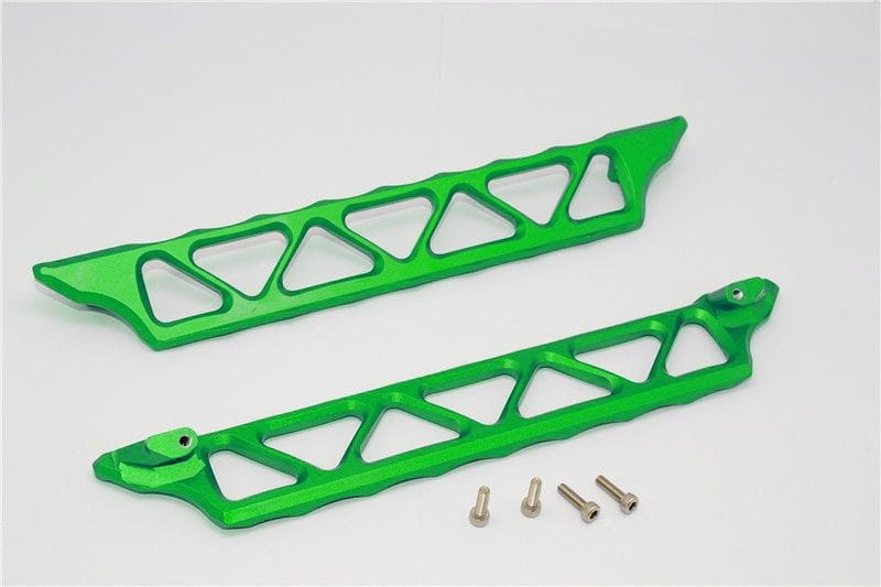 GPM Alu Seitenschutz gruen fuer Traxxas X-MAXX - RC-Zubehoer