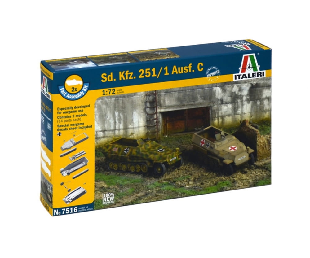 Italeri 1_72 SD_Kfz_251_1 Ausf_ C Fast Assm. Kit - RC-Zubehoer