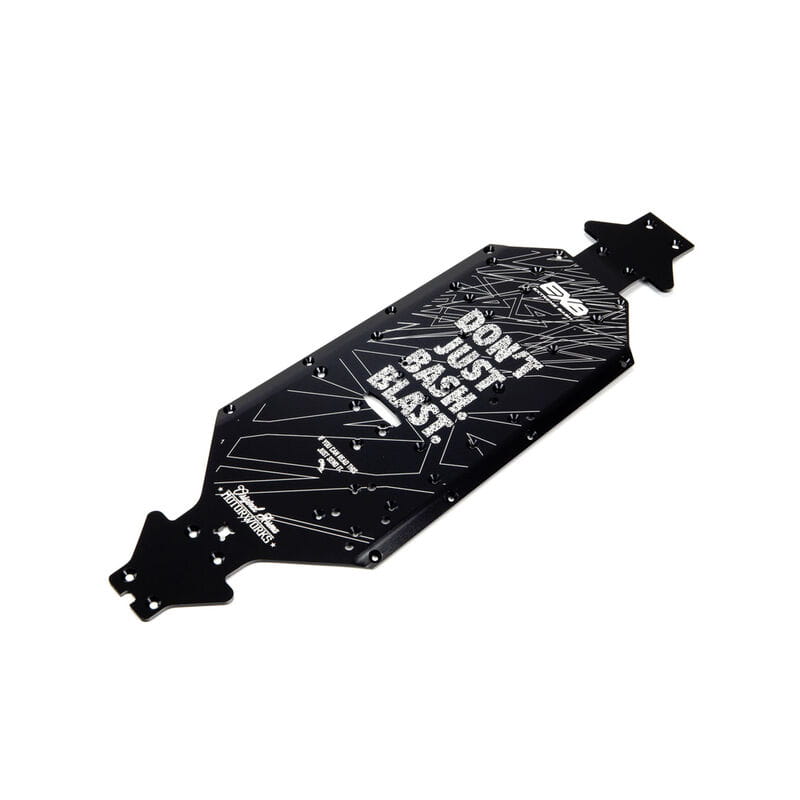 Arrma Aluminum Chassis CNC 7075 T6 SWB Black - RC-Zubehoer