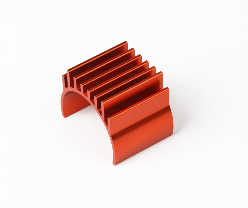 Robitronic Aluminium Motorkuehlkoerper_ Orange _Animus SC_TR_ - RC-Zubehoer
