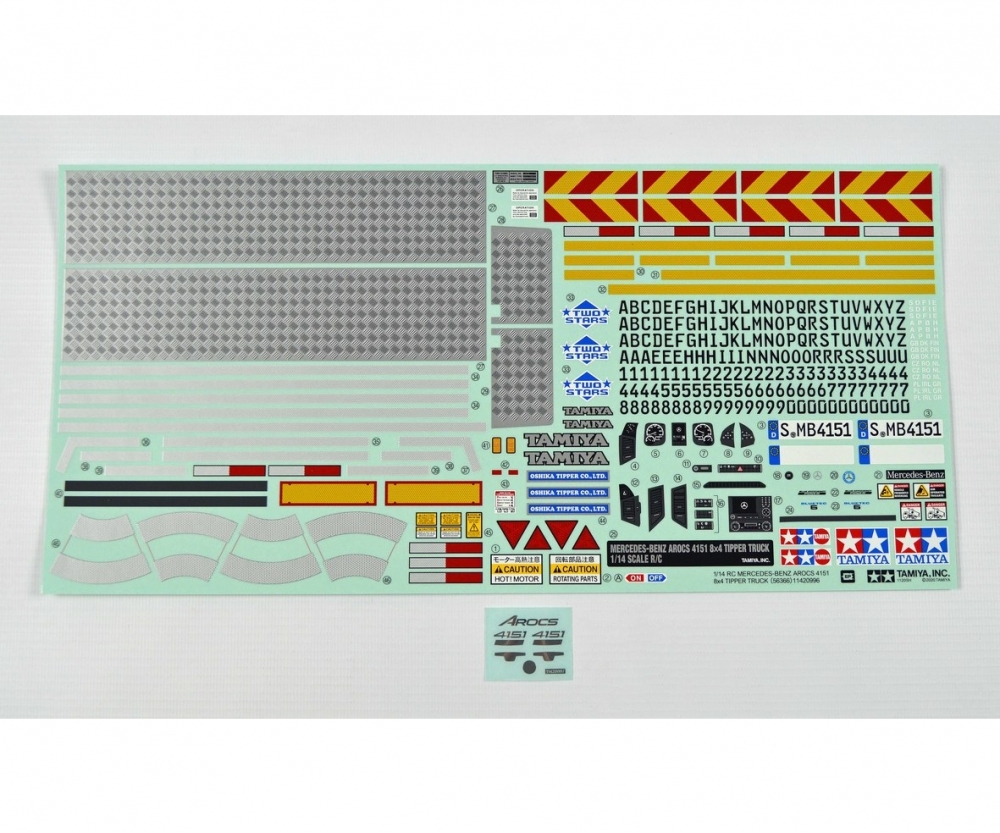 Tamiya Sticker-Beutel AROCS 56366 - RC-Zubehoer