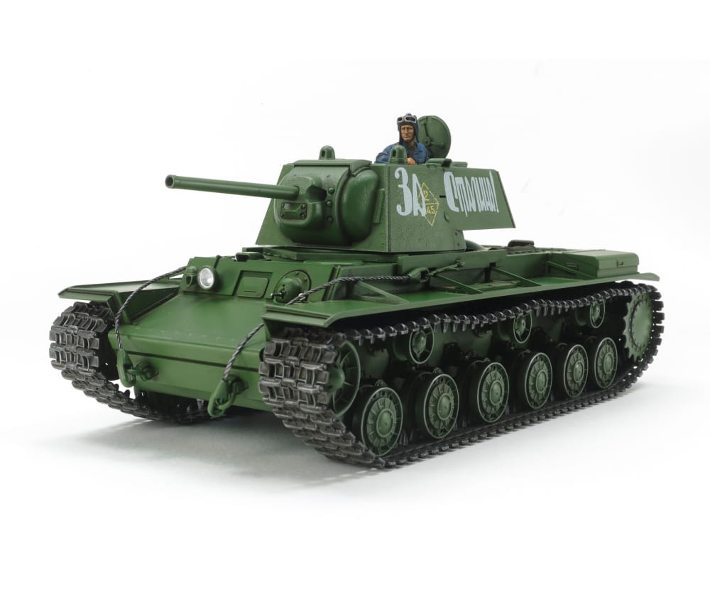 Tamiya 1_35 Russischer Panzer KV-1 1941 Modellbausatz_