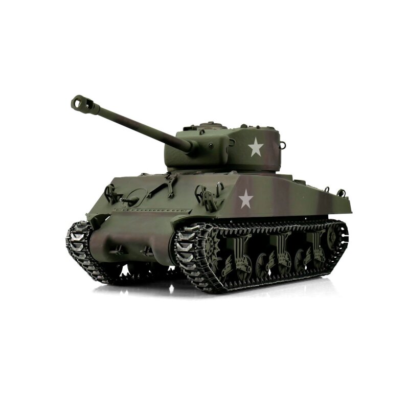 Torro RC Panzer M4A3 Sherman 76mm tarn BB 1_16 - RC-Zubehoer