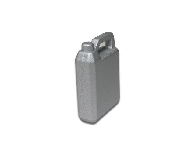 Thicon Öl-Kanister 4L aus Metall silber