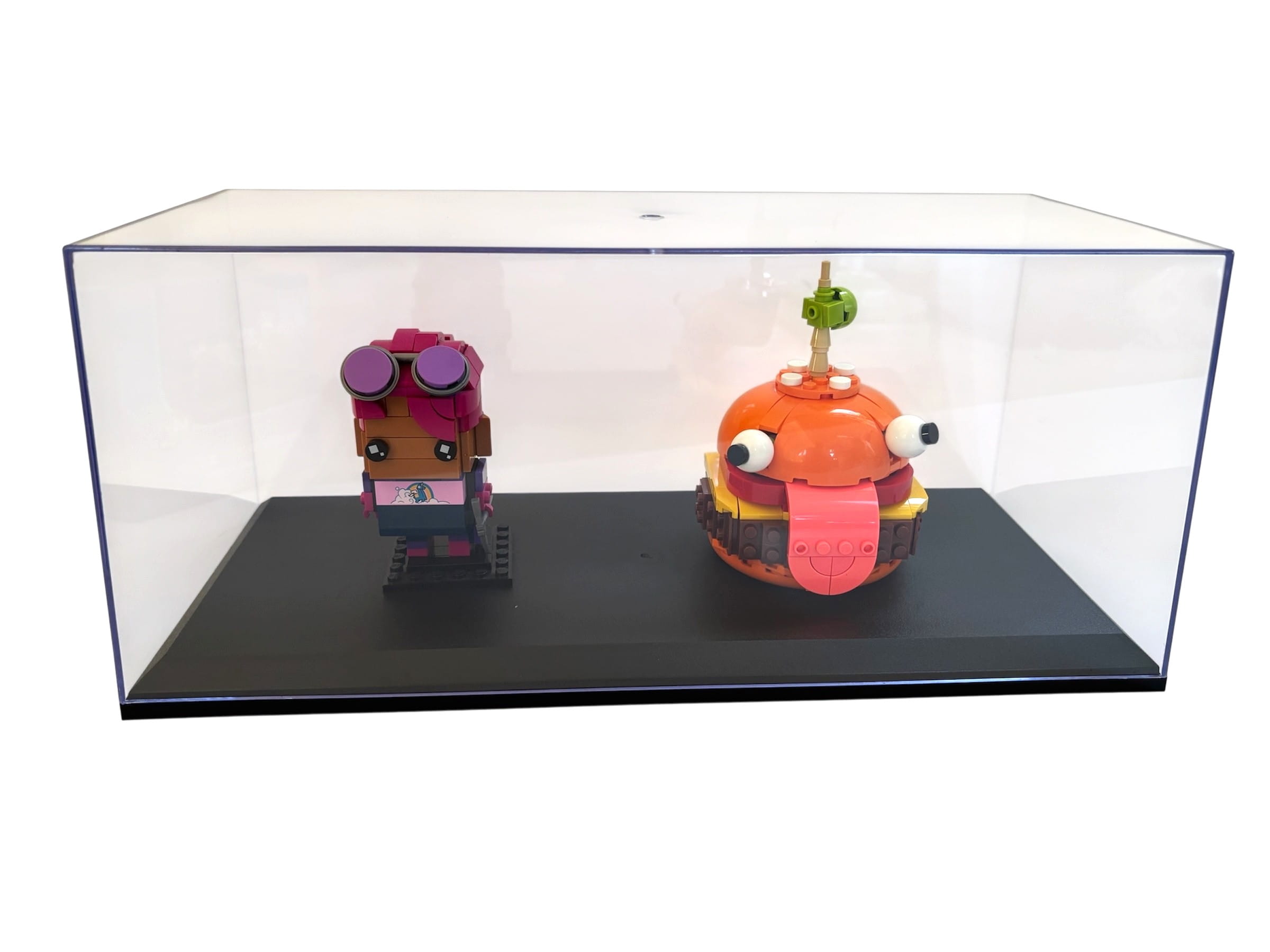 Triple9 Modellauto-Vitrine 1_18 stapelbar mit schwarzer Basis_