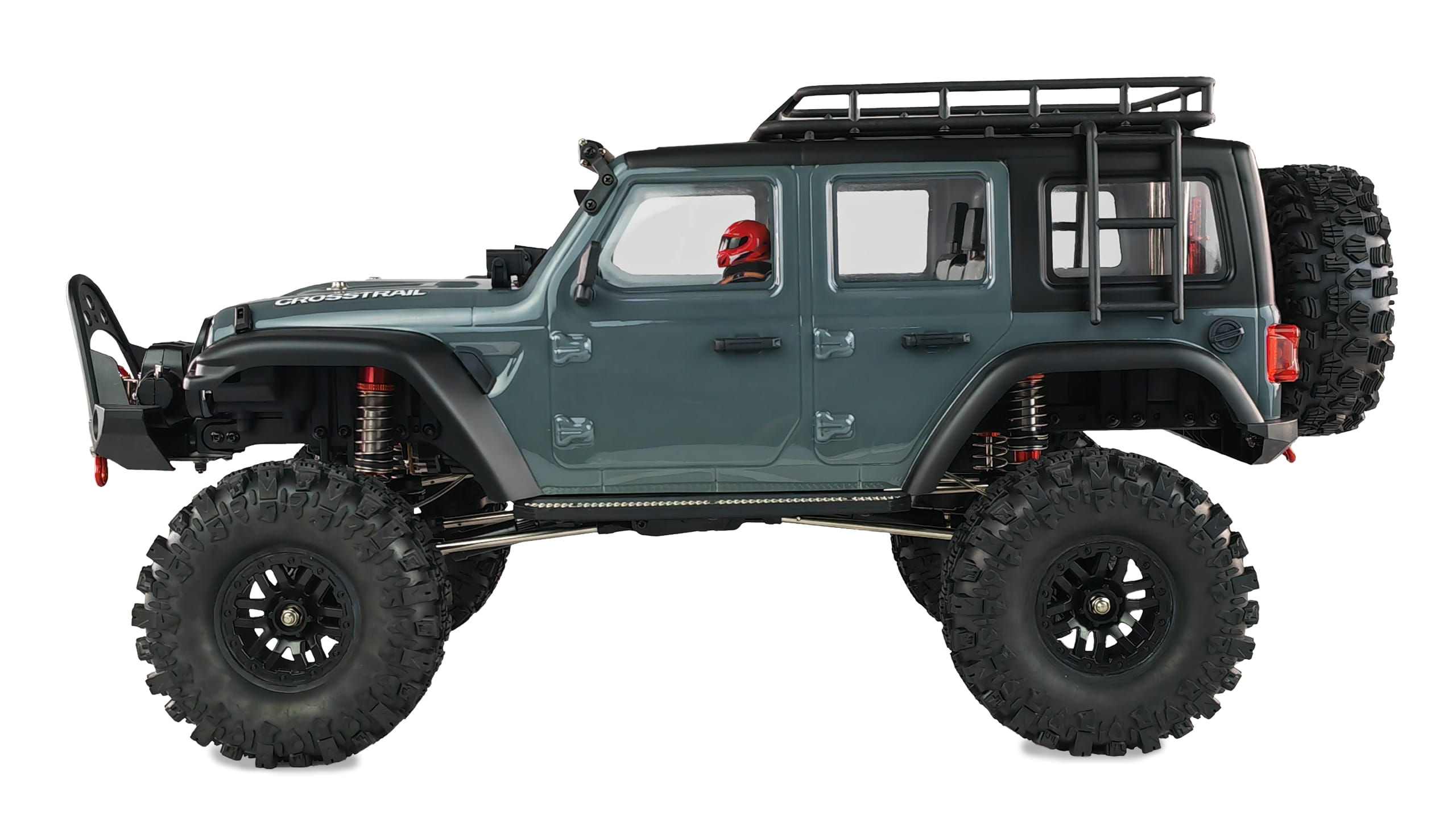 Amewi AMXRock Crosstrail Crawler 4WD 1 10 hellgrau Offroad Fahrzeug