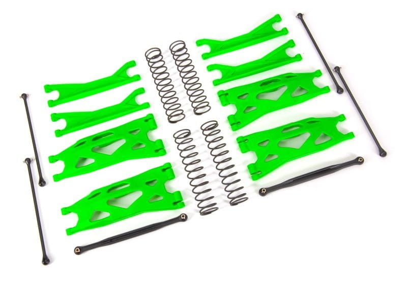 Traxxas Wide-X-Maxx-Kit gruen Querlenker_ Spurstangen_ Wellen _Federn - RC-Zubehoer
