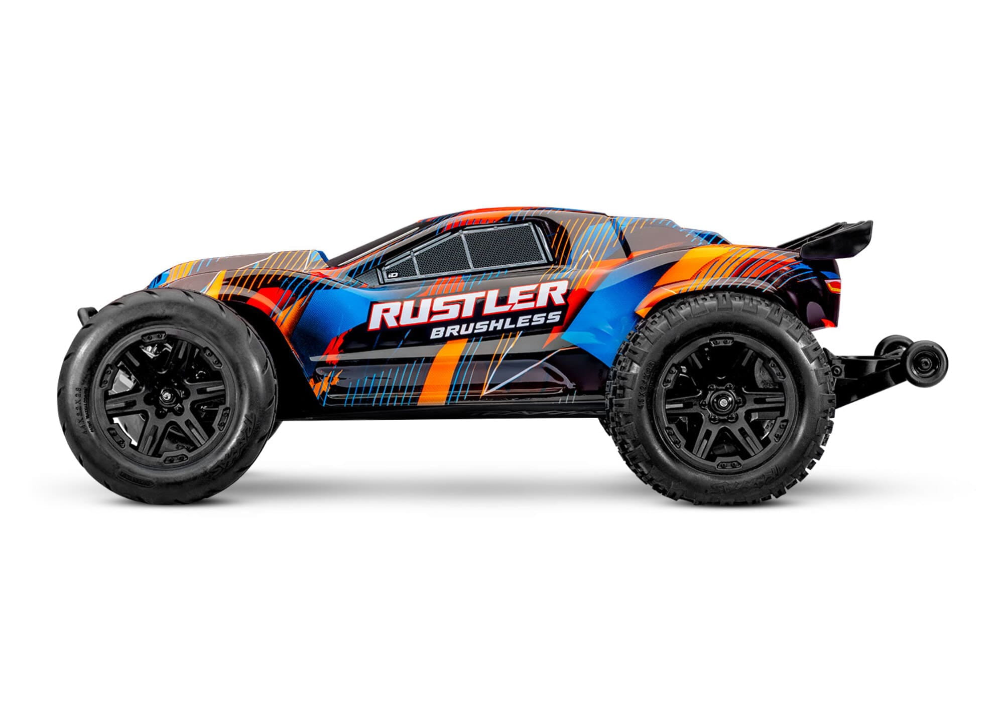 Traxxas Rustler 2WD VX3 Brushless RTR Stadium Truck Orange
