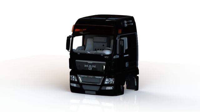 Wedico MAN TGX ''XXL-V8'' Fahrerhaus, schwarz