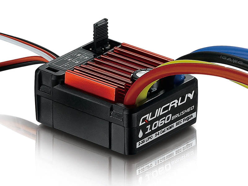 Hobbywing QuicRun 1060 Brushed Regler 60A SBEC fuer 1_10 RC-Modelle_