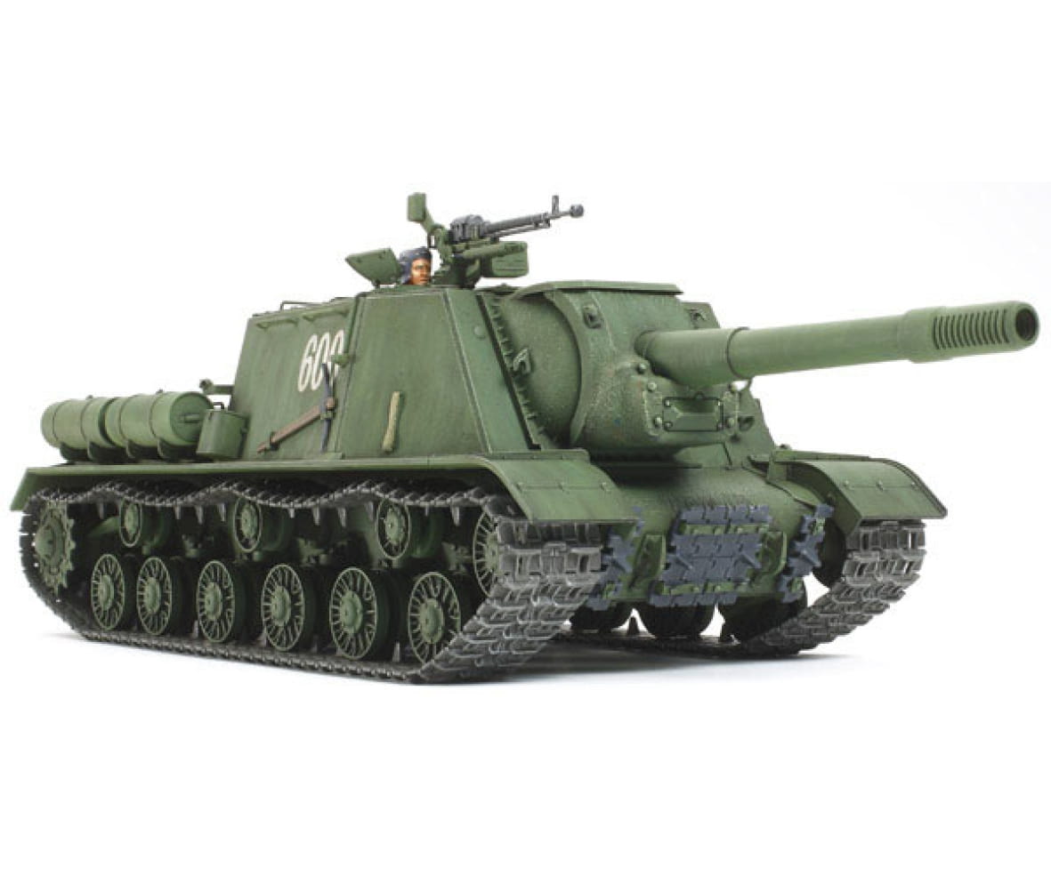 Tamiya WWII Russischer Panzer Sw.KPz JSU-152 (2) 1:35 Plastik Modellbau Militär Bausatz