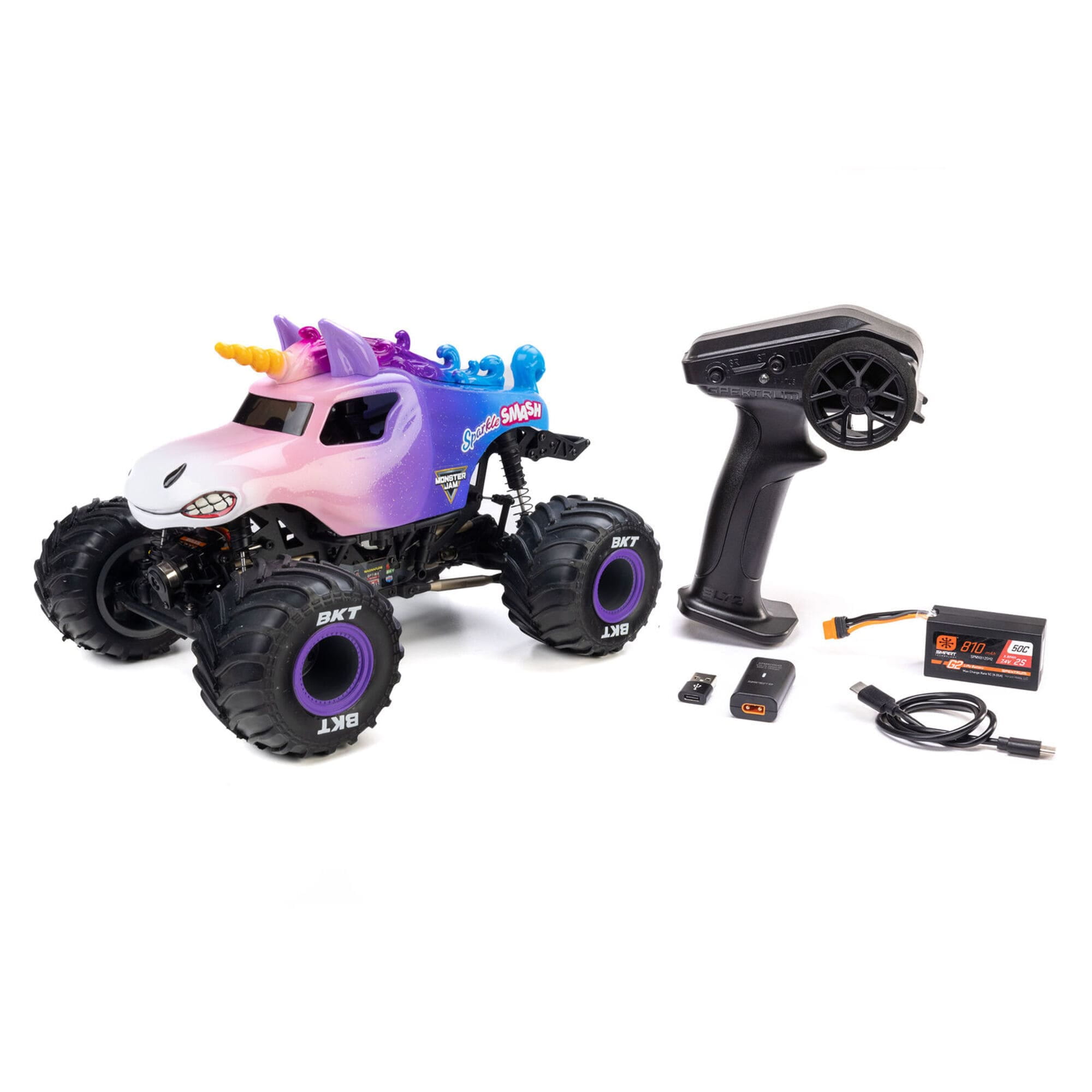 Losi Mini LMT Sparkle Smash 2S 4X4 1_18 RTR Monster Truck