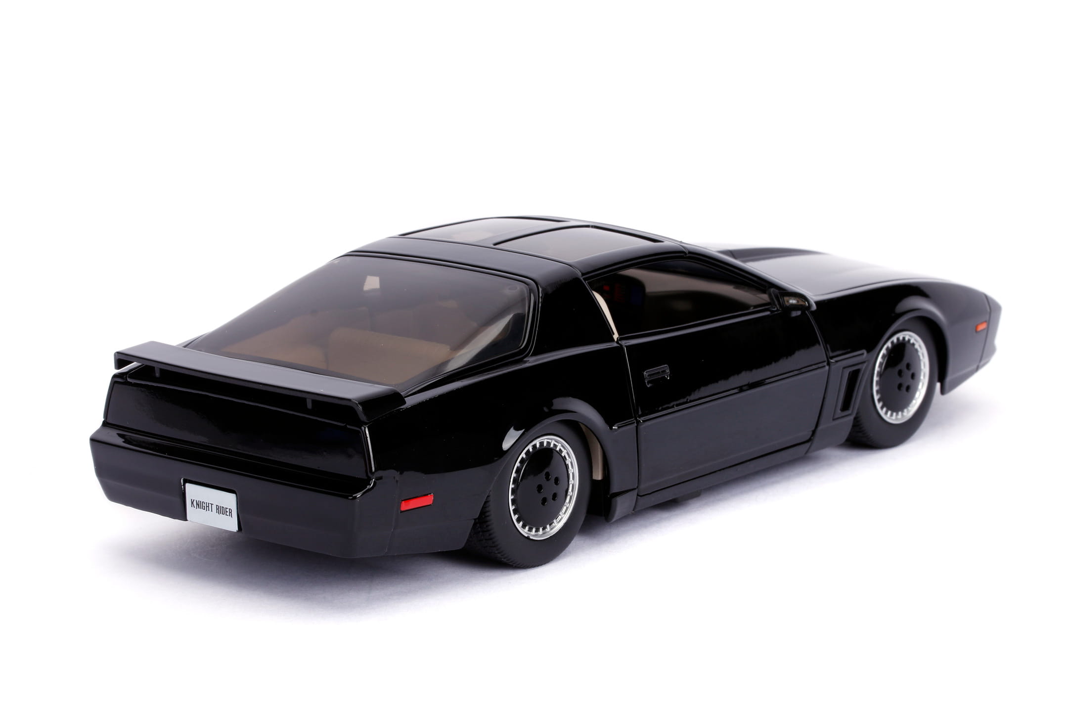 Jada Knight Rider KITT Modellauto 1982 Pontiac Trans AM 1_24 - Mit LED Scanner