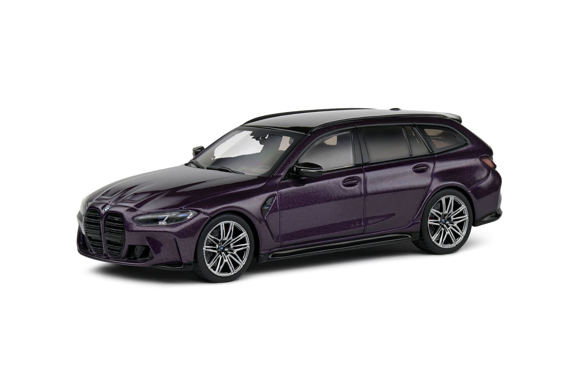 BMW G81 M3 Touring 2023 Modellauto in Daytona Violet im Massstab 1_43 von Solido