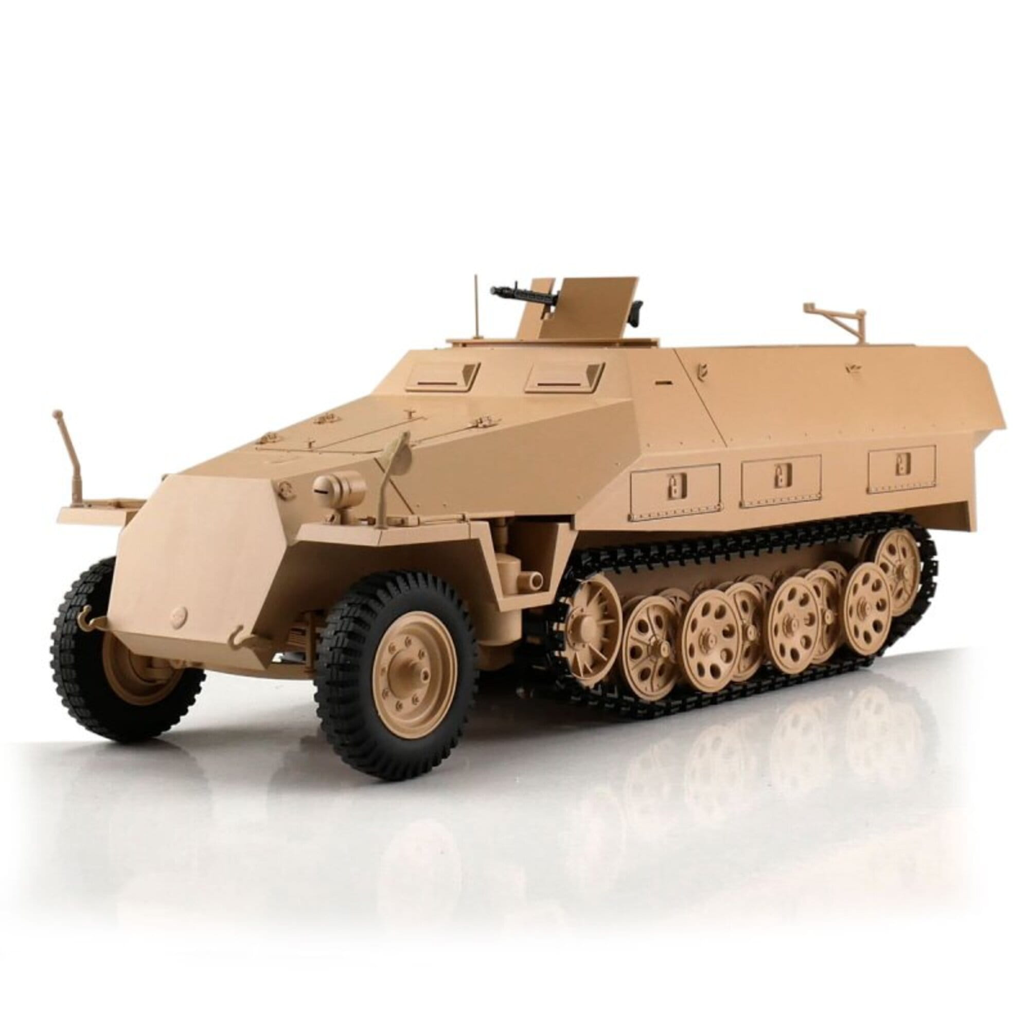 Torro 1_16 RC Modell Sd_ Kfz_ 251_1 Ausf. D in sandfarbe mit funktionalen Details