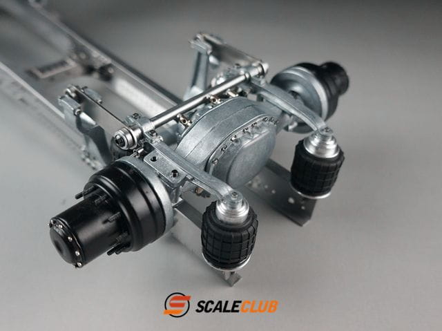 ScaleClub Hinterachs-Luftfederung für 2-Achser ScaleClub Hinterachs-Luftfederung fuer 2-Achser - RC-Zubehoer