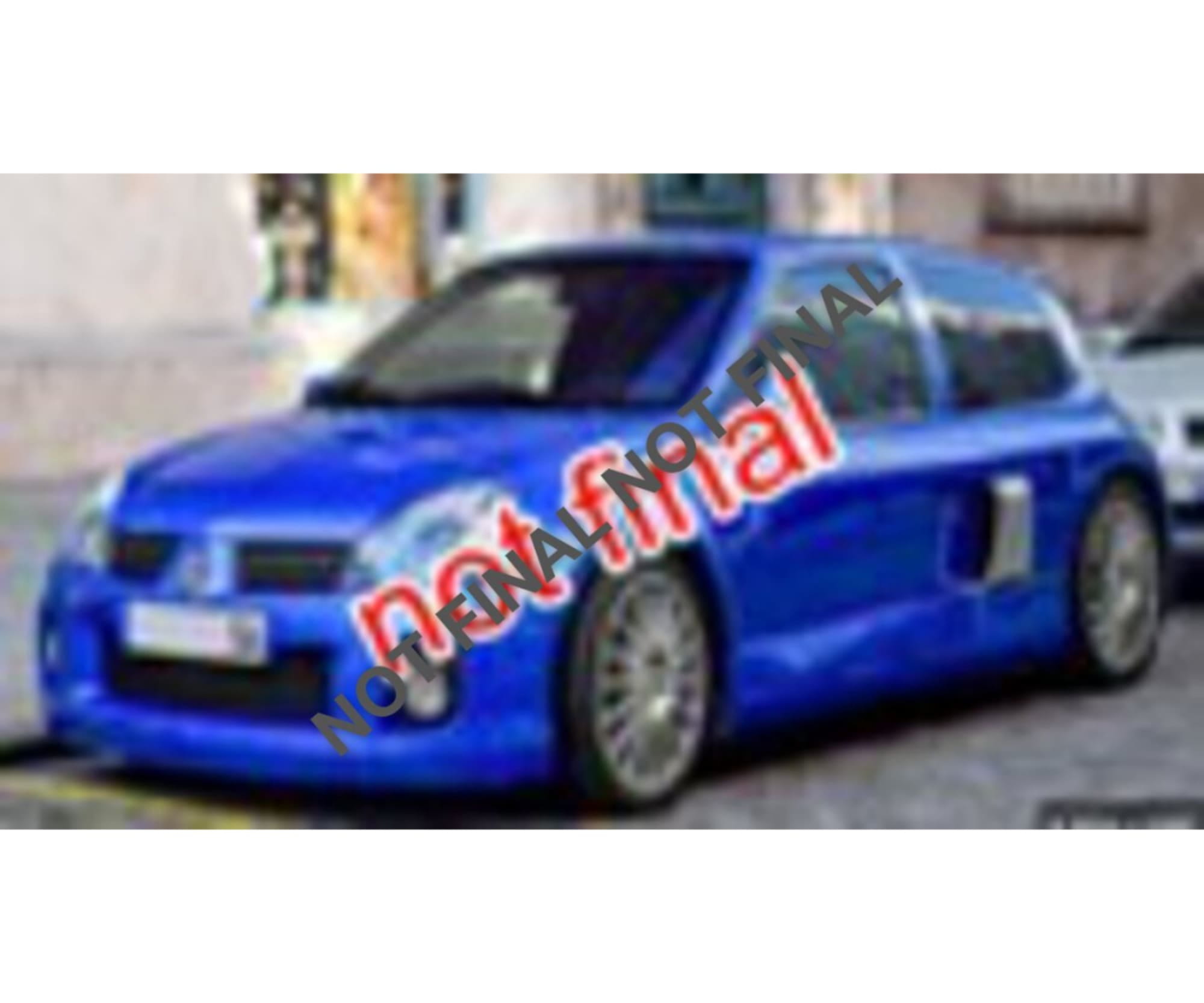 Solido 1_43 Renault Clio V6 PH.2 blau Iliade