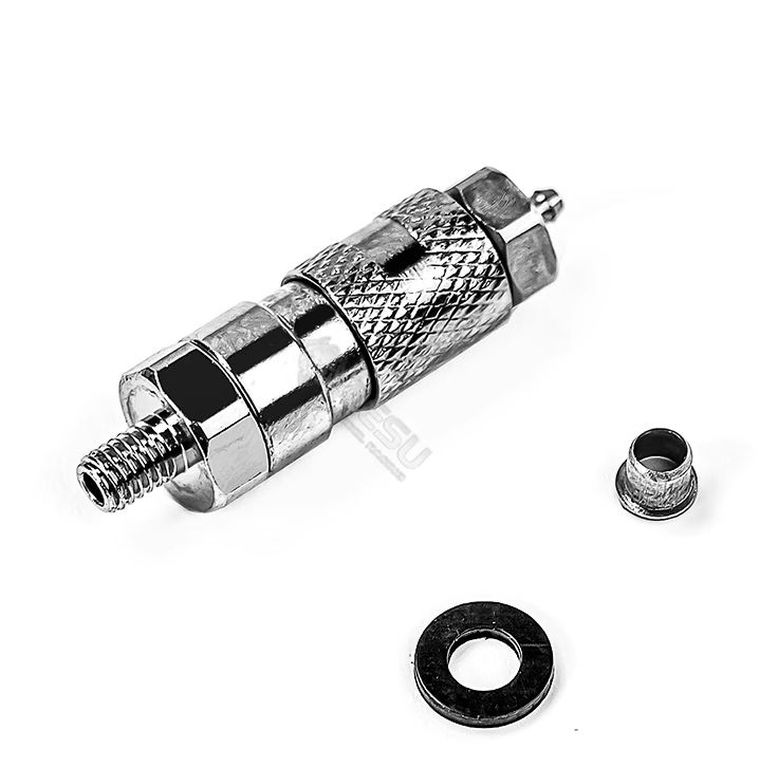 Lesu Hydraulische Schnellkupplung mit Stecker M3 2_5x1_5 Schlauch - RC-Zubehoer