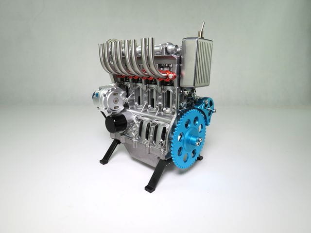 Thicon Motor 4-Zylinder Metall Bausatz Motorblock in grau Thicon Motor 4-Zylinder Metall Bausatz Motorblock in grau