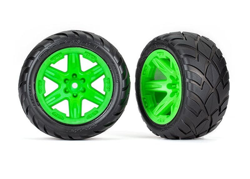 Traxxas Reifen auf Felge 2.8 RXT gruen _ Anaconda _TSM rated_ - RC-Zubehoer