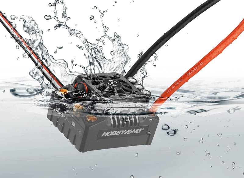 Hobbywing Ezrun Regler MAX8 V3 150A BEC 6A 3-6s WP, für 1/8
