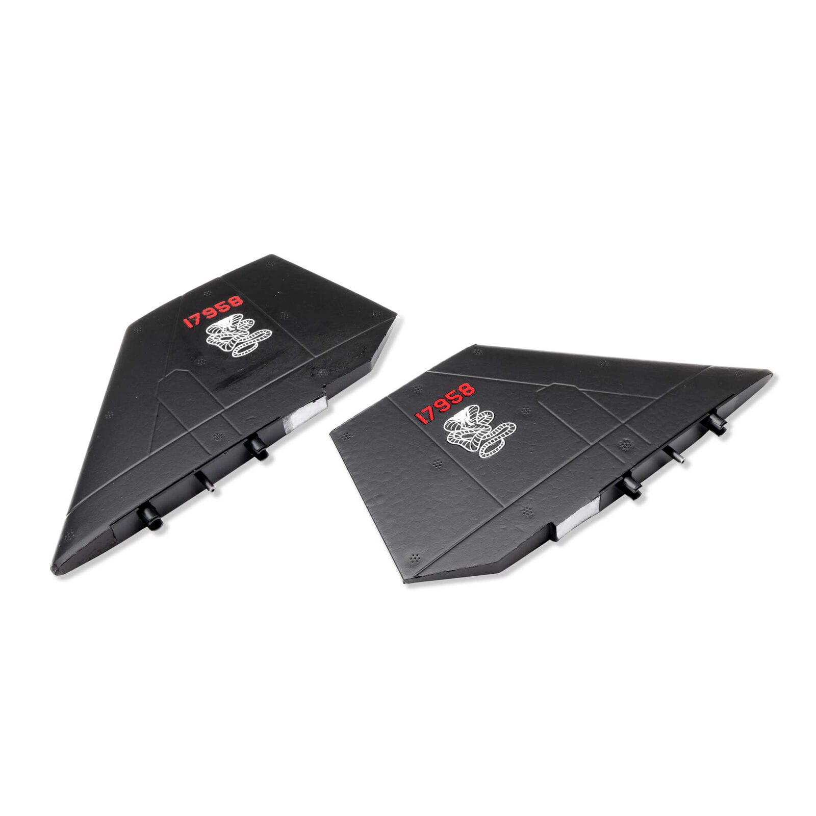 E-flite Fin Set; Black_ SR-71 Twin 40mm  EDF - RC-Zubehoer