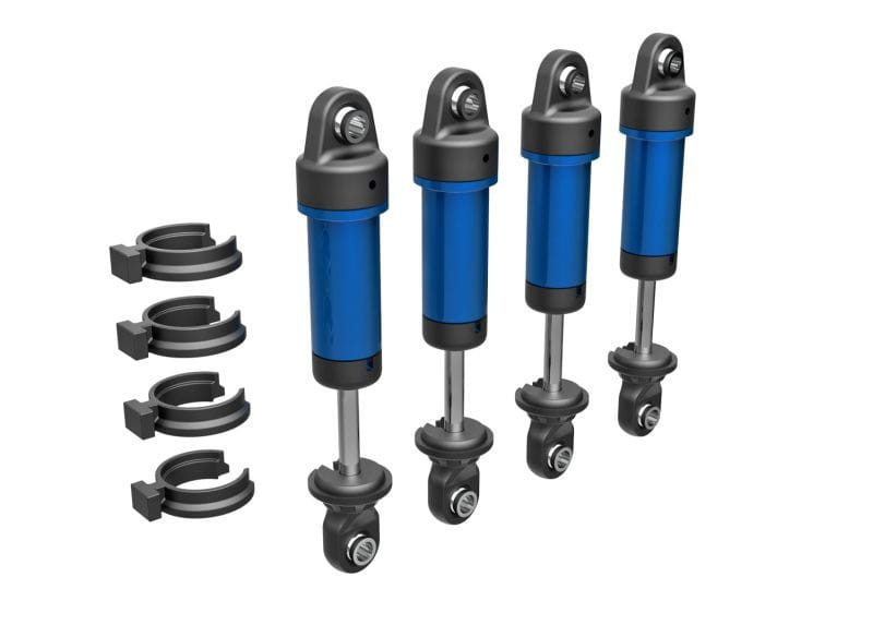 Traxxas Dämpfer komplett blau (4), Alu TRX-4M Traxxas Daempfer komplett blau _4_ Alu TRX-4M - RC-Zubehoer