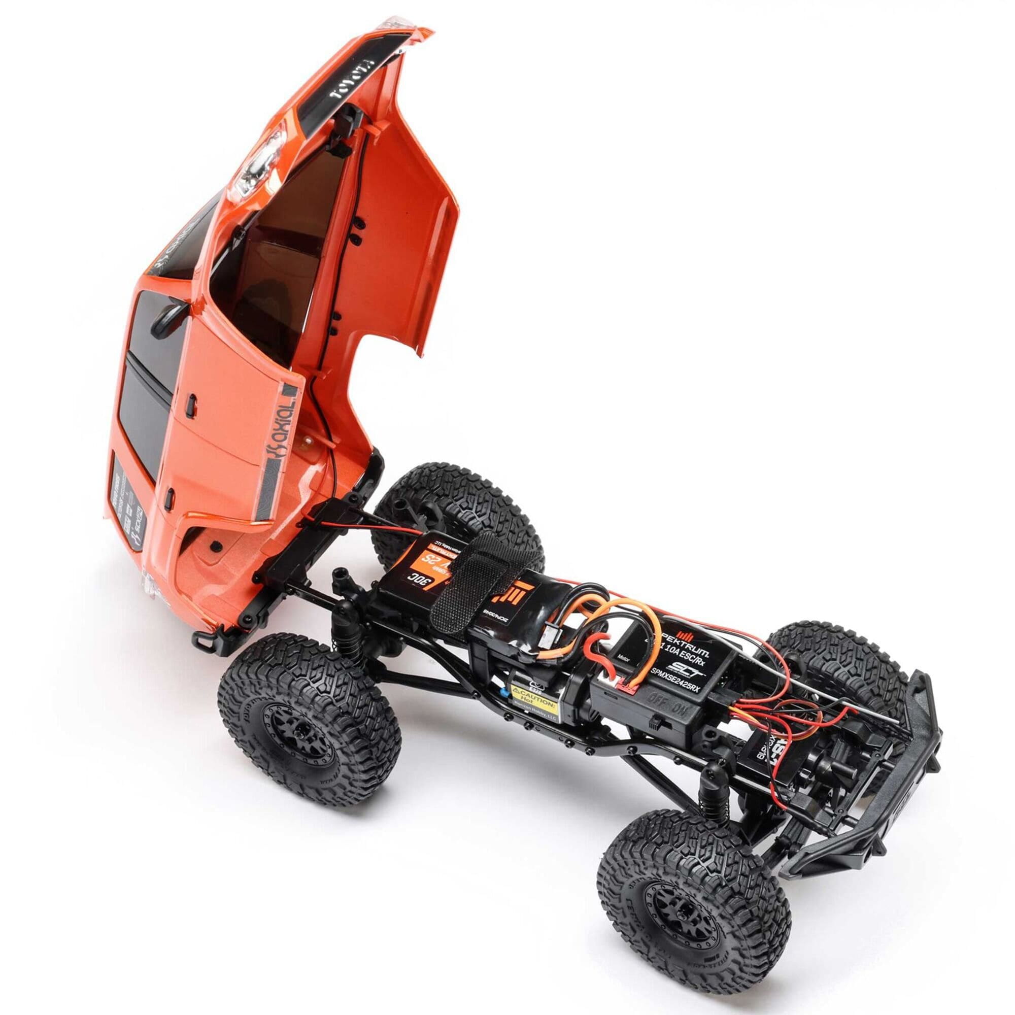 Axial SCX24 Toyota 4Runner 1_24 RTR RC Rock Crawler orange
