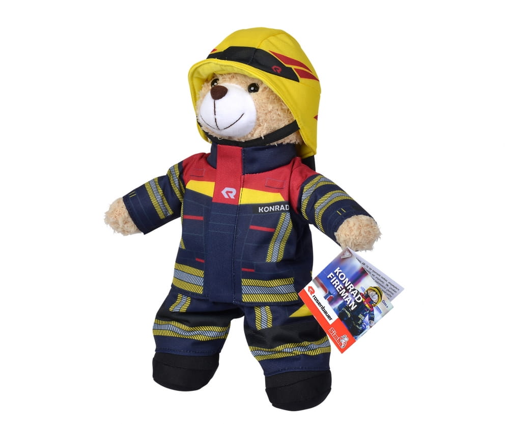 Simba Toys Feuerwehr Plüschbär Rosenbauer, 30cm