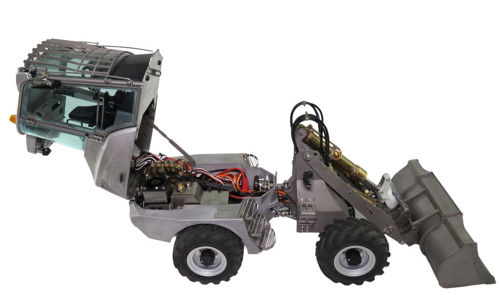 Lesu 1_14 Mini-Radlader MCL-8 Bausatz unlackiert mit Hydraulik - RC-Zubehoer