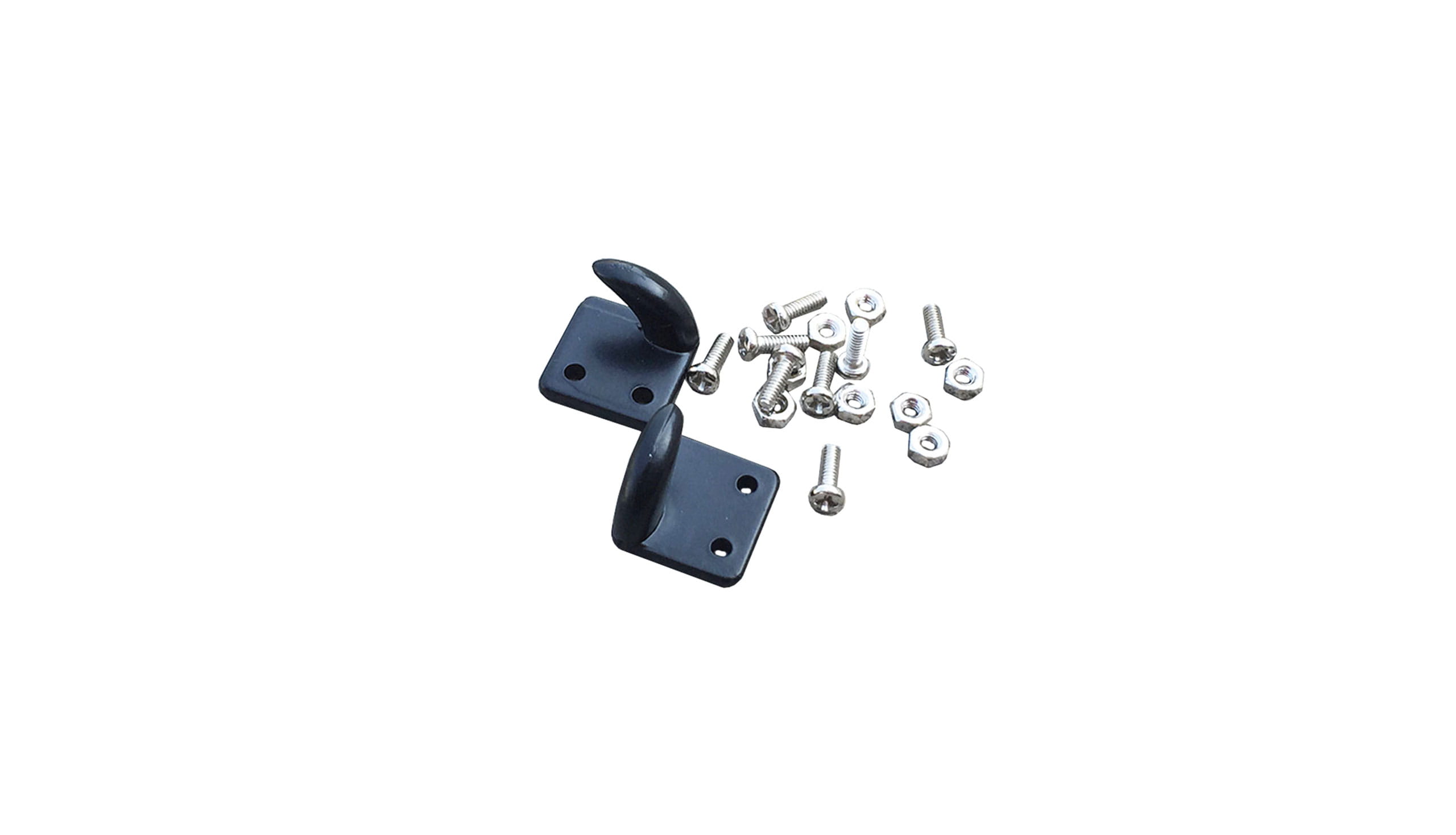 Amewi Anschraubhaken schwarz 2 Stck Bolt-On Hooks black 2 Pcs - RC-Zubehoer