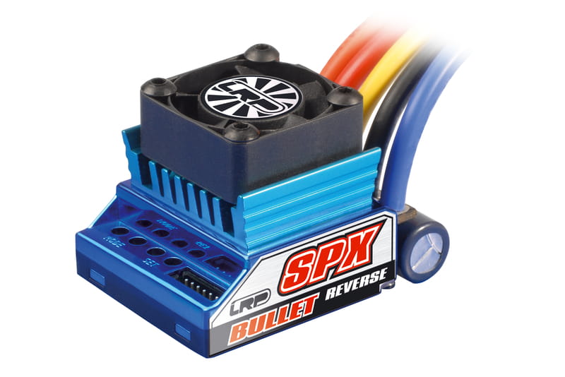 LRP SPX Brushless Bullet Reverse Fahrregler LRP SPX Brushless Bullet Reverse Fahrregler - RC-Zubehoer