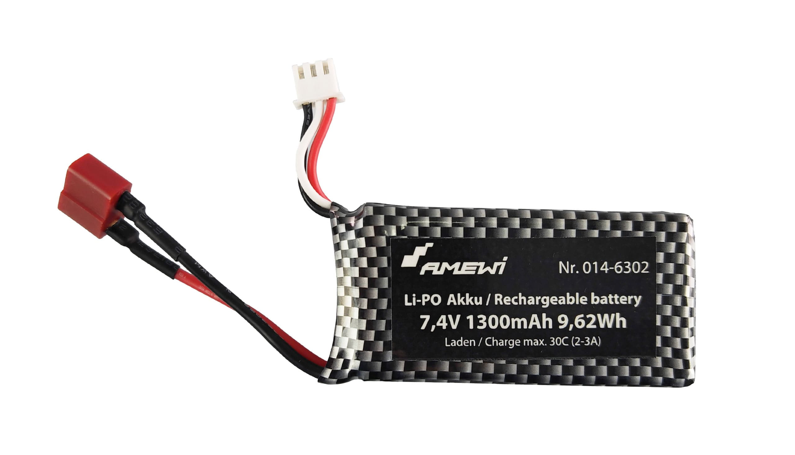 Amewi 6302 Li-Po Akku 7_4V 1300mAh - RC-Zubehoer