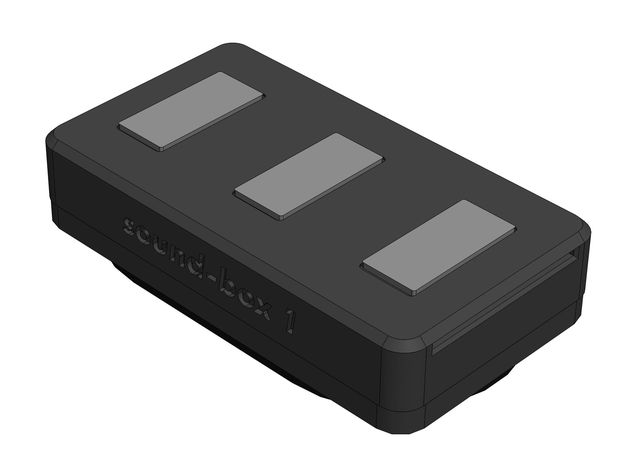 Wedico Soundbox 1 mit Lautsprecher 8 Ohm Visaton SC 5.9 FLX - RC-Zubehoer