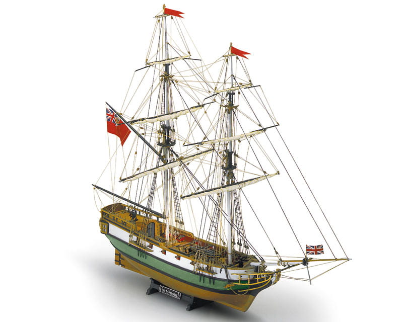 Mamoli Portsmouth Handelsschiff 1:64 Holz Bausatz