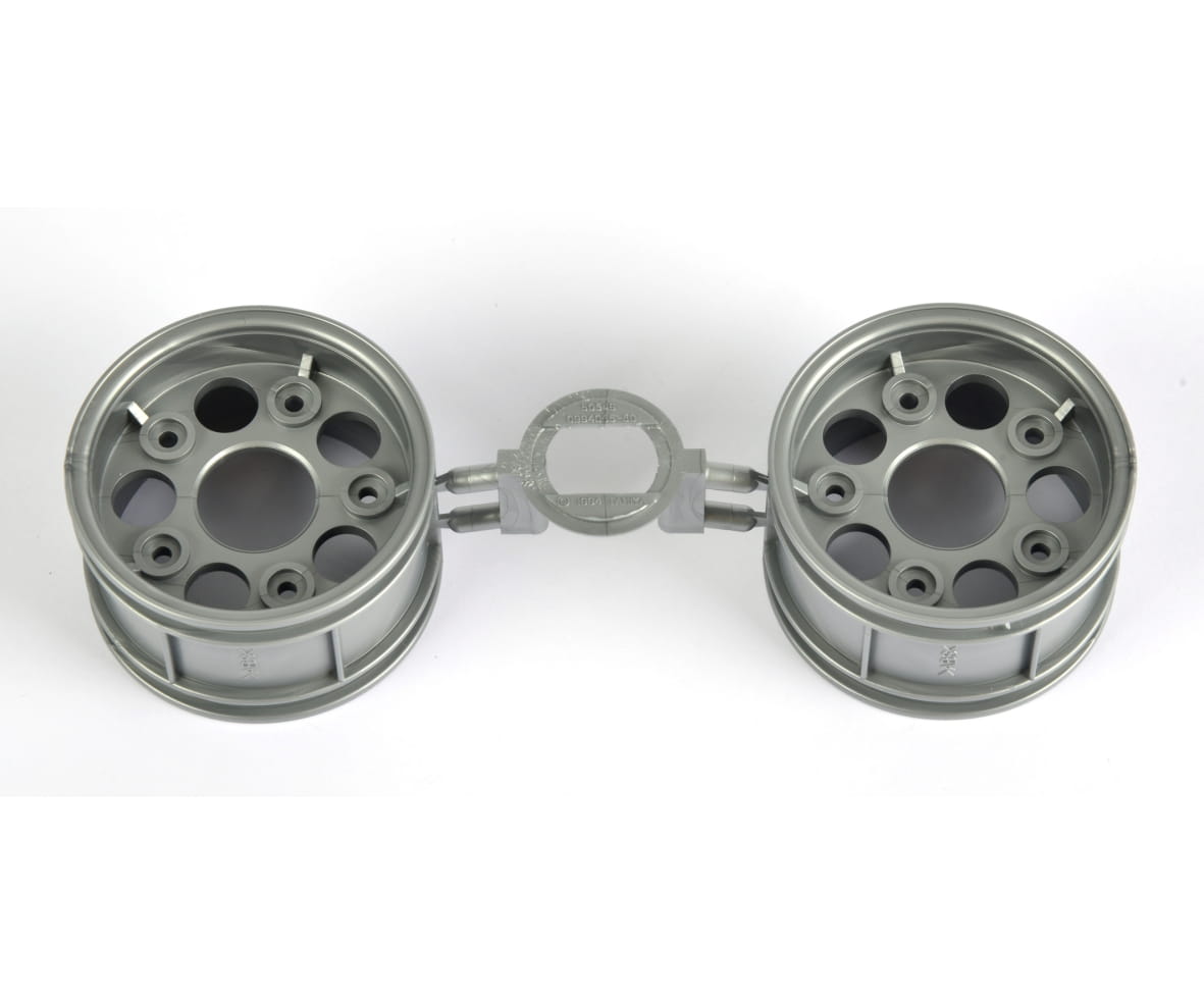 Tamiya Porsche 911 RSR Felge hinten silber 30mm _2_ - RC-Zubehoer