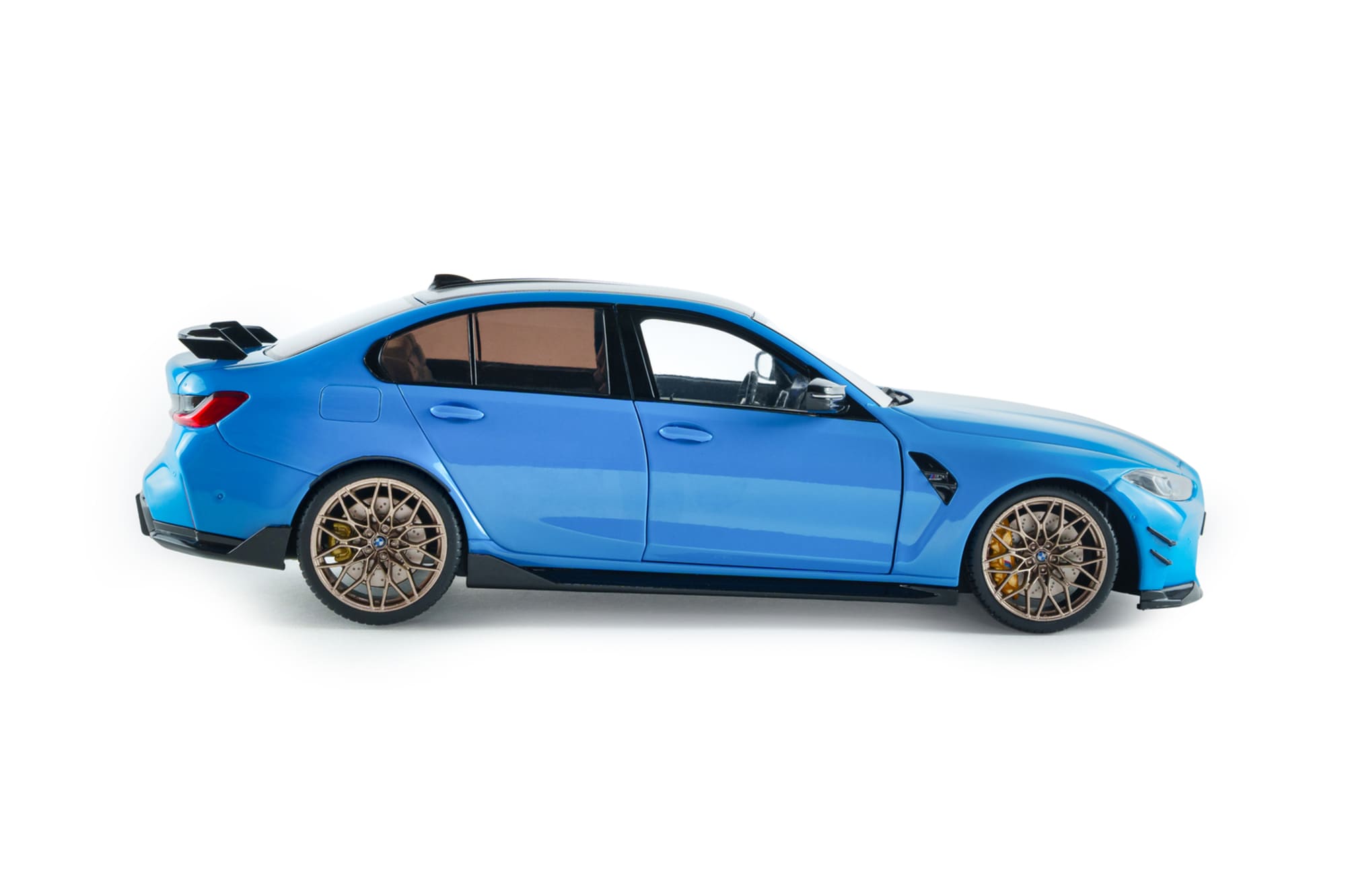 Solido BMW M3 G80 blau Standmodellauto 1_18