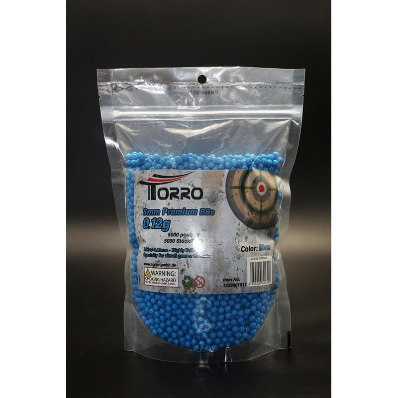 Torro 5000 Schuss 6mm Munition BB's Softair; Panzer Farbe Blau Torro 5000 Schuss 6mm Munition BB's Softair; Panzer Farbe Blau - RC-Zubehoer