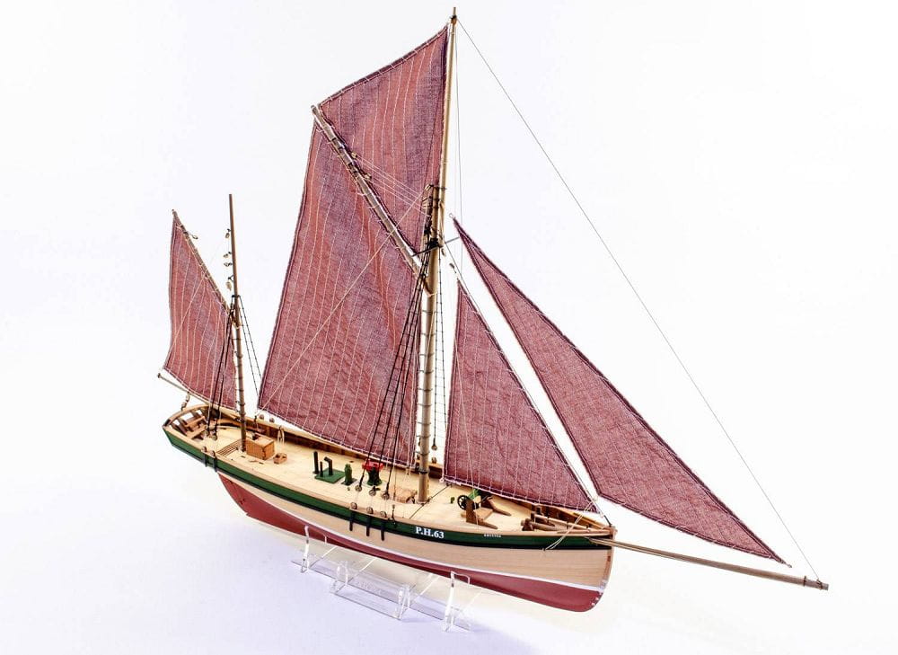 Krick Erycina 1882 Plymouth Trawler Kutter Bausatz 1:64 Vanguard Models