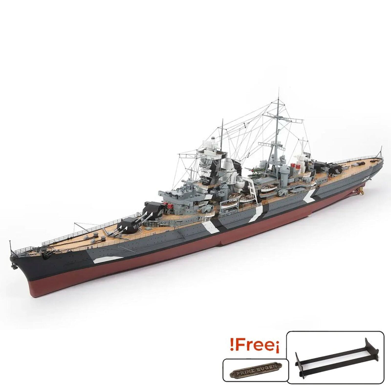 Prinz Eugen Schlachtschiff Standmodellbausatz 1_200 - Modellzubehoer